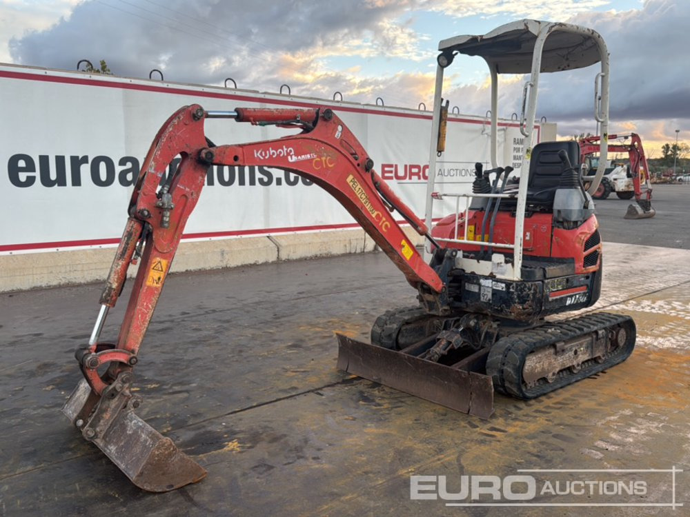 2011 Kubota U17-3A - Minigraafmachine: afbeelding 1 2011 Kubota U17-3A - Minigraafmachine: afbeelding 1