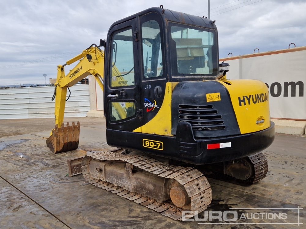 2013 Hyundai R60-7 - Minigraafmachine: afbeelding 3 2013 Hyundai R60-7 - Minigraafmachine: afbeelding 3