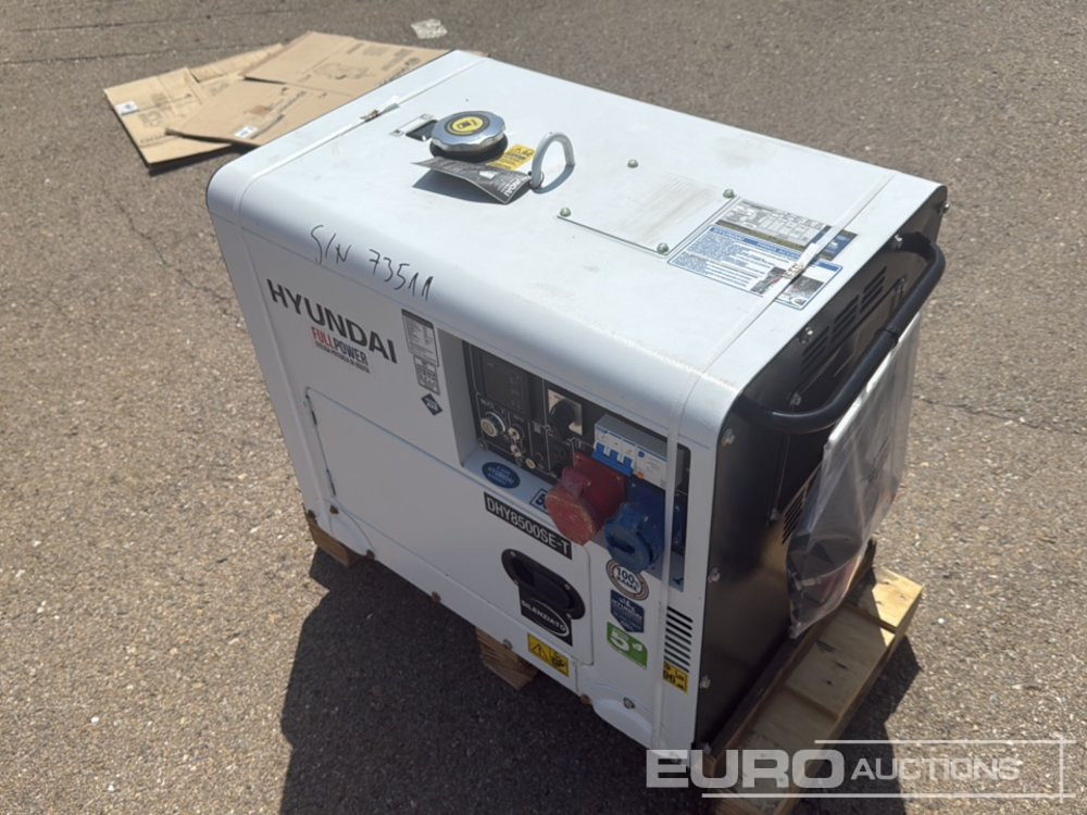 Hyundai DHY8500SE-T - Industrie generator: afbeelding 2 Hyundai DHY8500SE-T - Industrie generator: afbeelding 2