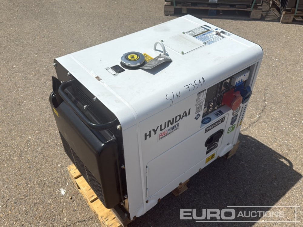 Hyundai DHY8500SE-T - Industrie generator: afbeelding 1 Hyundai DHY8500SE-T - Industrie generator: afbeelding 1