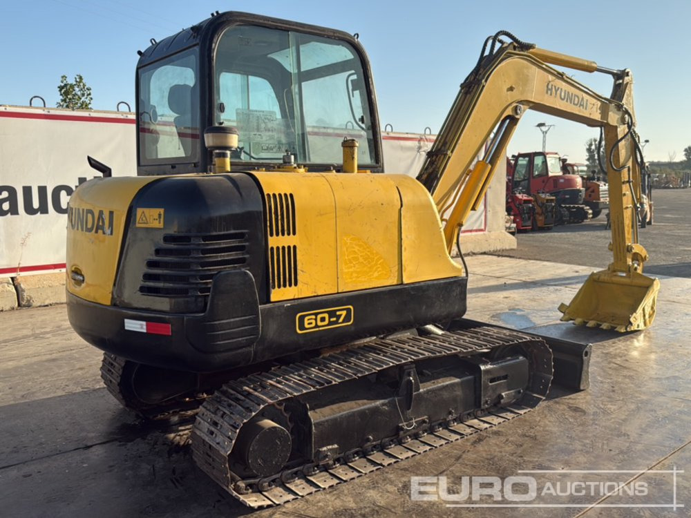 Hyundai R60-7 - Minigraafmachine: afbeelding 5 Hyundai R60-7 - Minigraafmachine: afbeelding 5