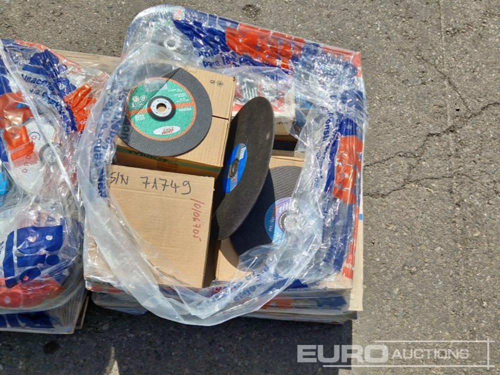 Bouwmaterieel Pallet of Grinder Disks (2 of) / Palet de Discos de Corte y Desgaste: afbeelding 8