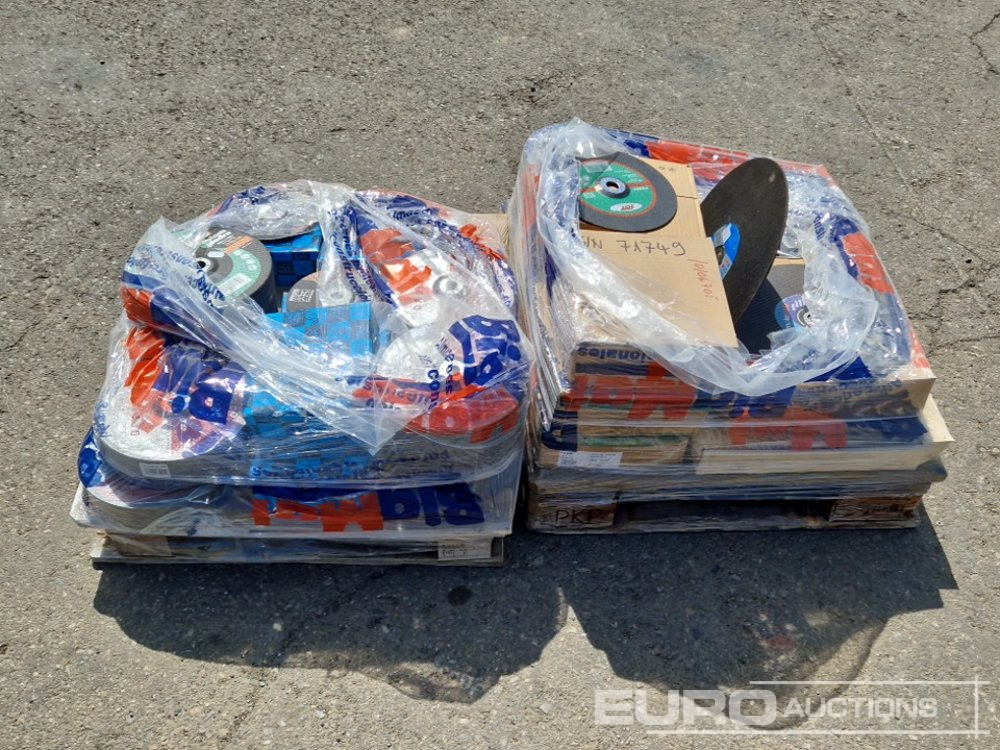 Bouwmaterieel Pallet of Grinder Disks (2 of) / Palet de Discos de Corte y Desgaste: afbeelding 6