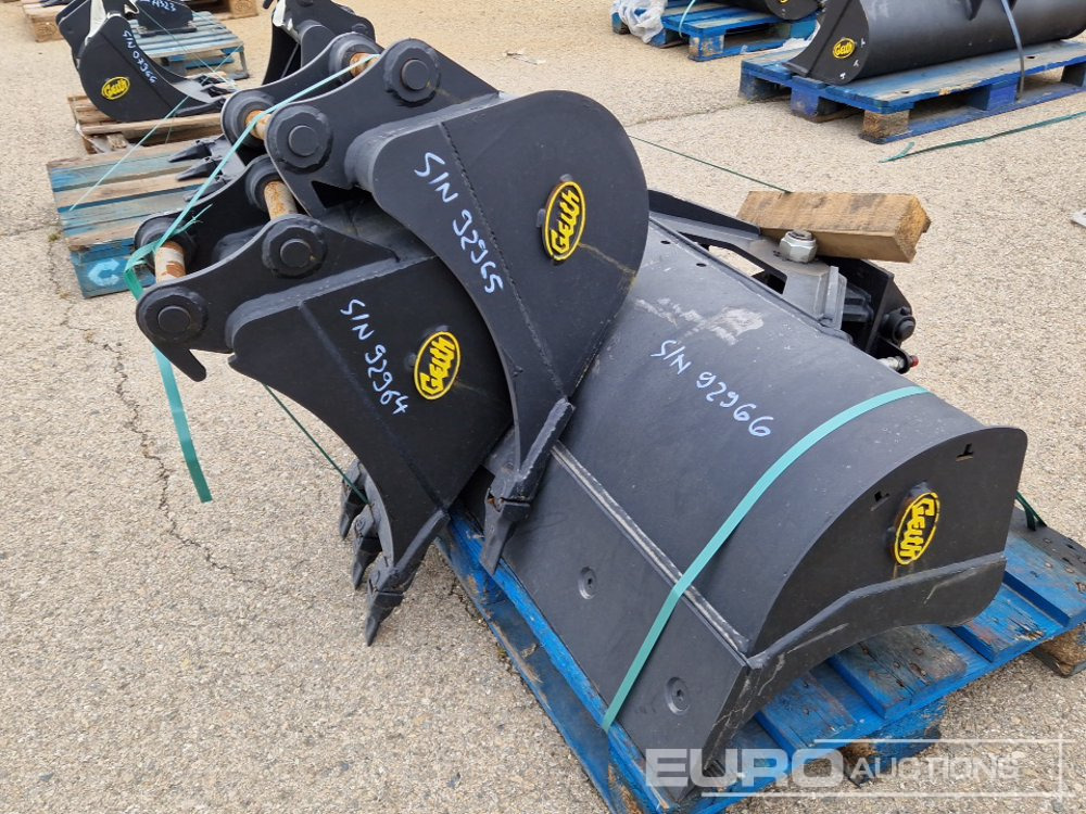 Unused 2024 Geith AT2.8R-1200SR 48" Tilt Ditching Bucket, H03-0450 18" Digging Bucket, H03-0300 12" Digging Bucket 35mm Pin to suit Mini / Conjunto Cazos Excavator - Bak: afbeelding 4 Unused 2024 Geith AT2.8R-1200SR 48" Tilt Ditching Bucket, H03-0450 18" Digging Bucket, H03-0300 12" Digging Bucket 35mm Pin to suit Mini / Conjunto Cazos Excavator - Bak: afbeelding 4