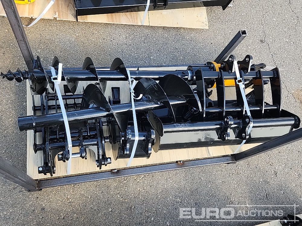 Unused 2025 Captok QTY (8 of) Rake, Ripper, Graber,12" Auger, 16" Auger, 8" Narrow bucket, 24" Bucekt, 32" Bucket To Suit Excavator - Grondboor voor Graafmachine: afbeelding 3 Unused 2025 Captok QTY (8 of) Rake, Ripper, Graber,12" Auger, 16" Auger, 8" Narrow bucket, 24" Bucekt, 32" Bucket To Suit Excavator - Grondboor voor Graafmachine: afbeelding 3