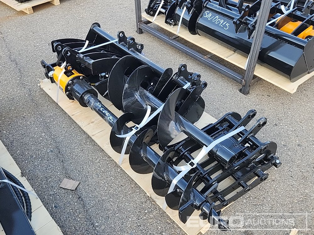 Unused 2025 Captok QTY (8 of) Rake, Ripper, Graber,12" Auger, 16" Auger, 8" Narrow bucket, 24" Bucekt, 32" Bucket tuit Excavator - Grondboor voor Graafmachine: afbeelding 5 Unused 2025 Captok QTY (8 of) Rake, Ripper, Graber,12" Auger, 16" Auger, 8" Narrow bucket, 24" Bucekt, 32" Bucket tuit Excavator - Grondboor voor Graafmachine: afbeelding 5