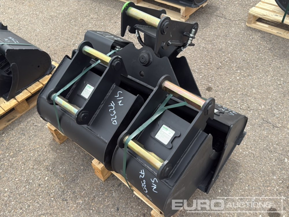 Unused 2025 Häner 39" Tilt Ditching Bucket, 20", 12" Digging Buckets to suit 1-2,5 Ton Mini Excavator/ Conjunto Cazos - Bak: afbeelding 4 Unused 2025 Häner 39" Tilt Ditching Bucket, 20", 12" Digging Buckets to suit 1-2,5 Ton Mini Excavator/ Conjunto Cazos - Bak: afbeelding 4