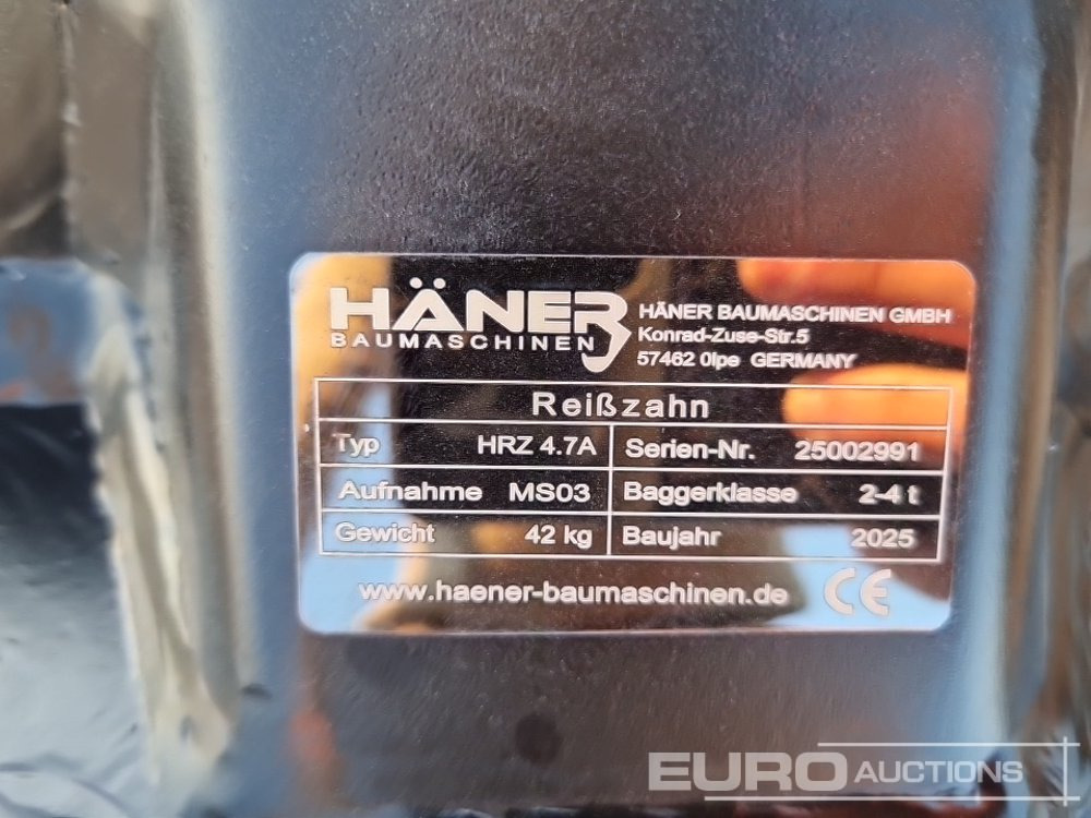 Unused 2025 Häner HRZ 4.7A MS03 - Bak: afbeelding 5 Unused 2025 Häner HRZ 4.7A MS03 - Bak: afbeelding 5