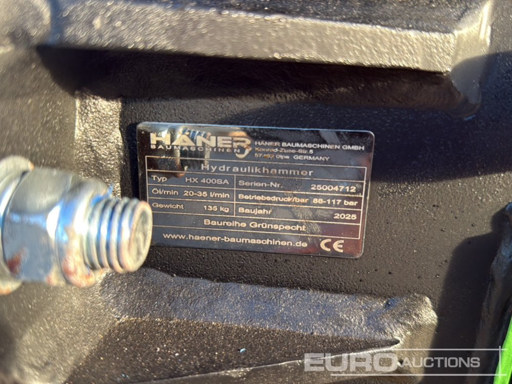 Unused 2025 Häner HX400SA - Hydraulische hamer: afbeelding 5 Unused 2025 Häner HX400SA - Hydraulische hamer: afbeelding 5
