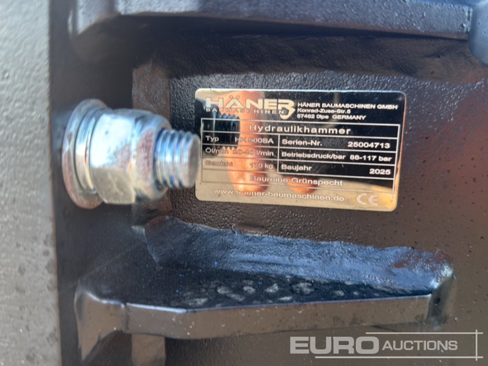 Unused 2025 Häner HX500SA - Hydraulische hamer: afbeelding 5 Unused 2025 Häner HX500SA - Hydraulische hamer: afbeelding 5