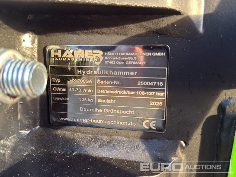 Unused 2025 Häner HX700SA - Hydraulische hamer: afbeelding 5 Unused 2025 Häner HX700SA - Hydraulische hamer: afbeelding 5