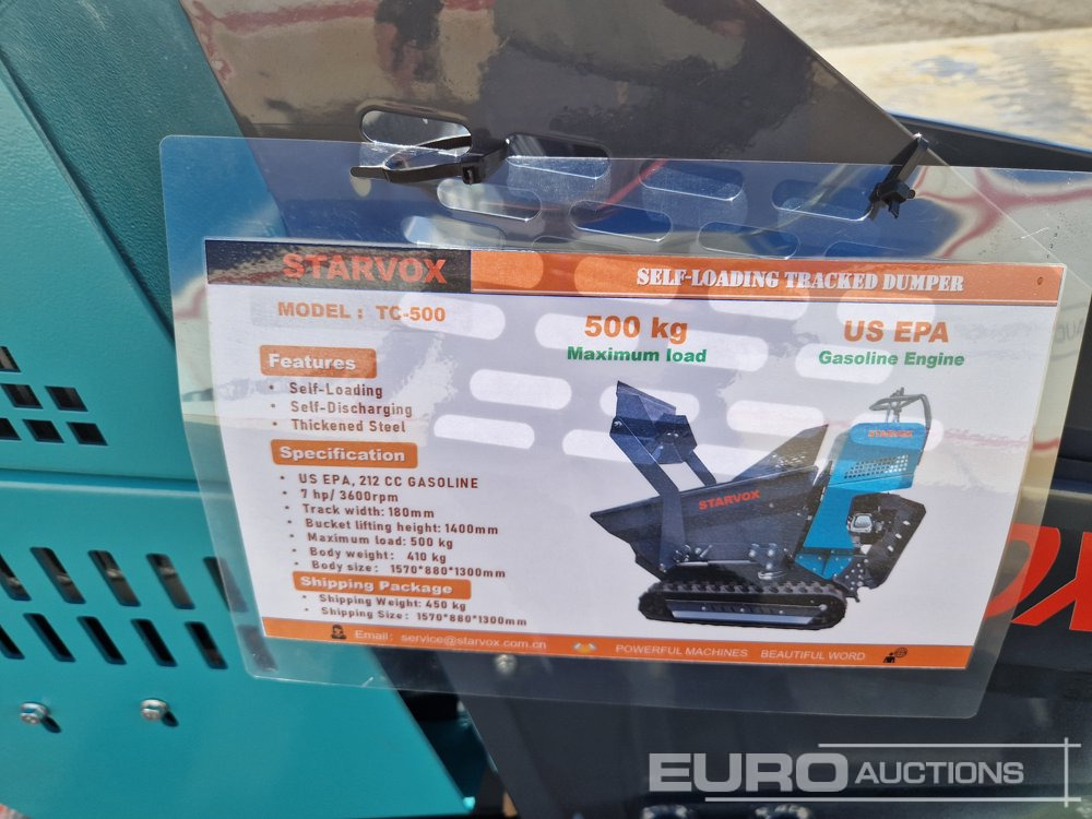 Rupsdumper Unused 2025 STARVOX TC-500: afbeelding 17