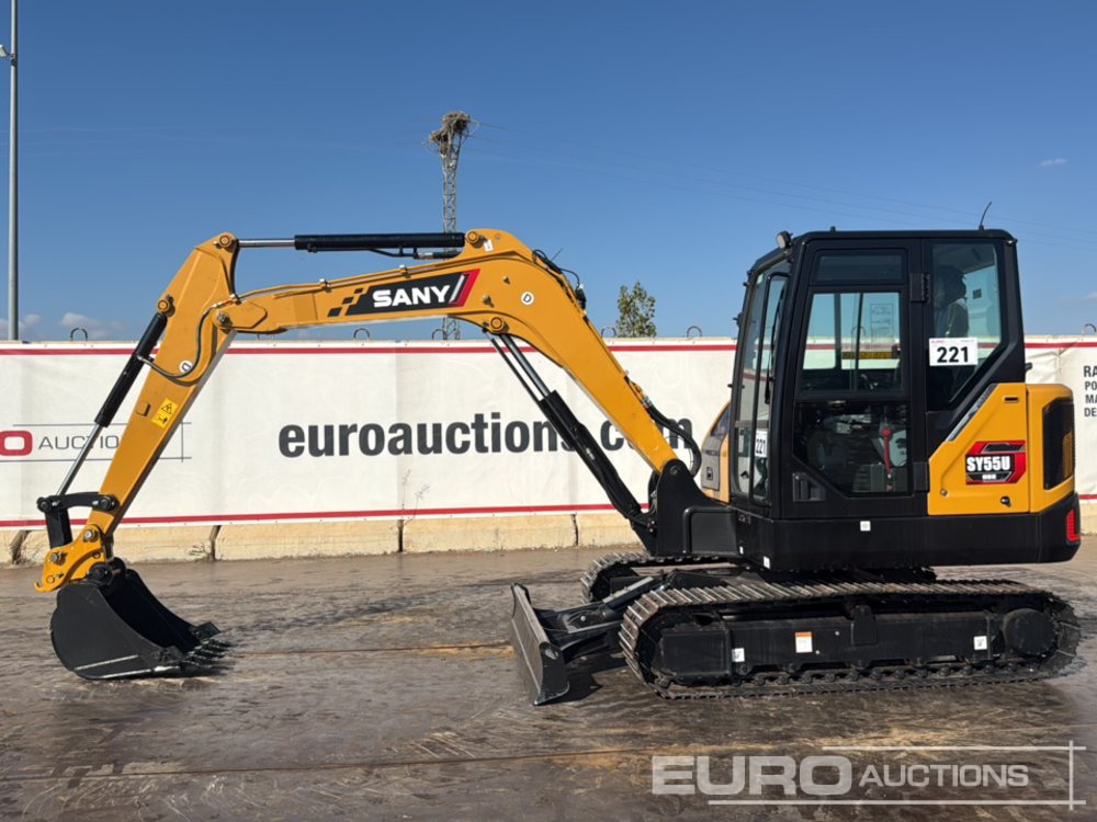 Unused 2025 Sany SY55U - Minigraafmachine: afbeelding 2 Unused 2025 Sany SY55U - Minigraafmachine: afbeelding 2