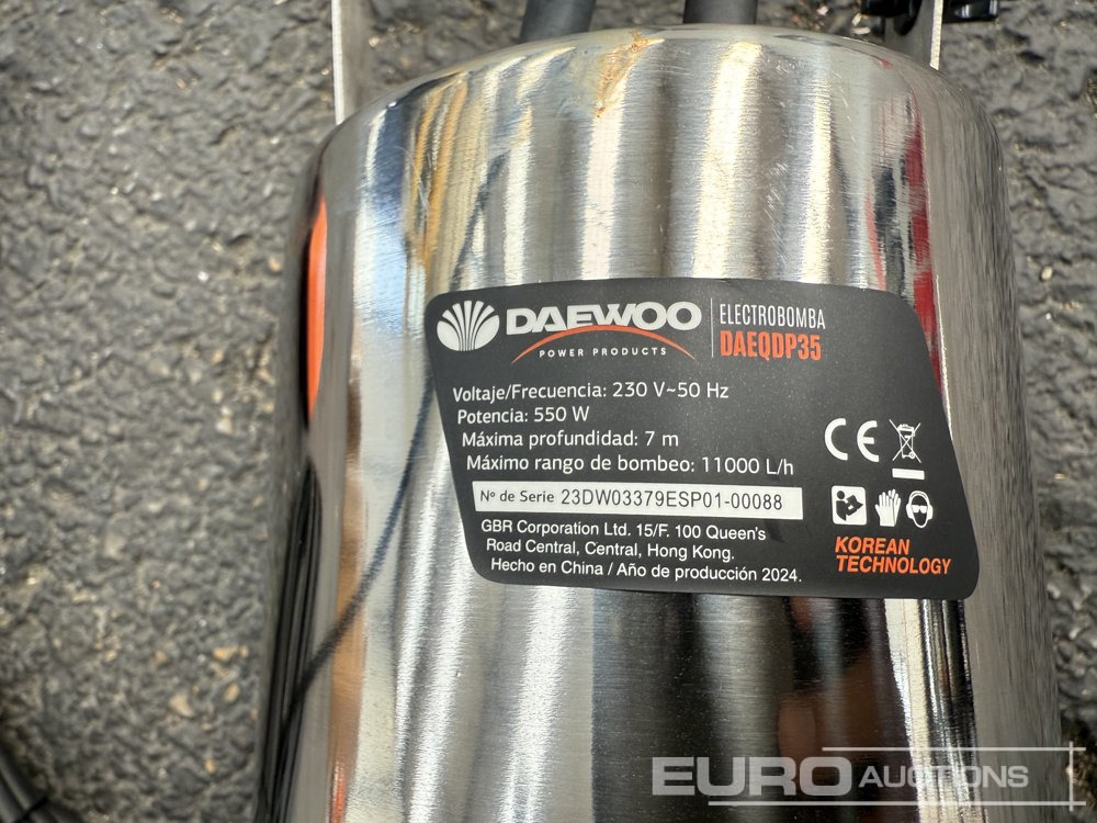 Unused Daewoo DAEQDP35 - Water pomp: afbeelding 4 Unused Daewoo DAEQDP35 - Water pomp: afbeelding 4