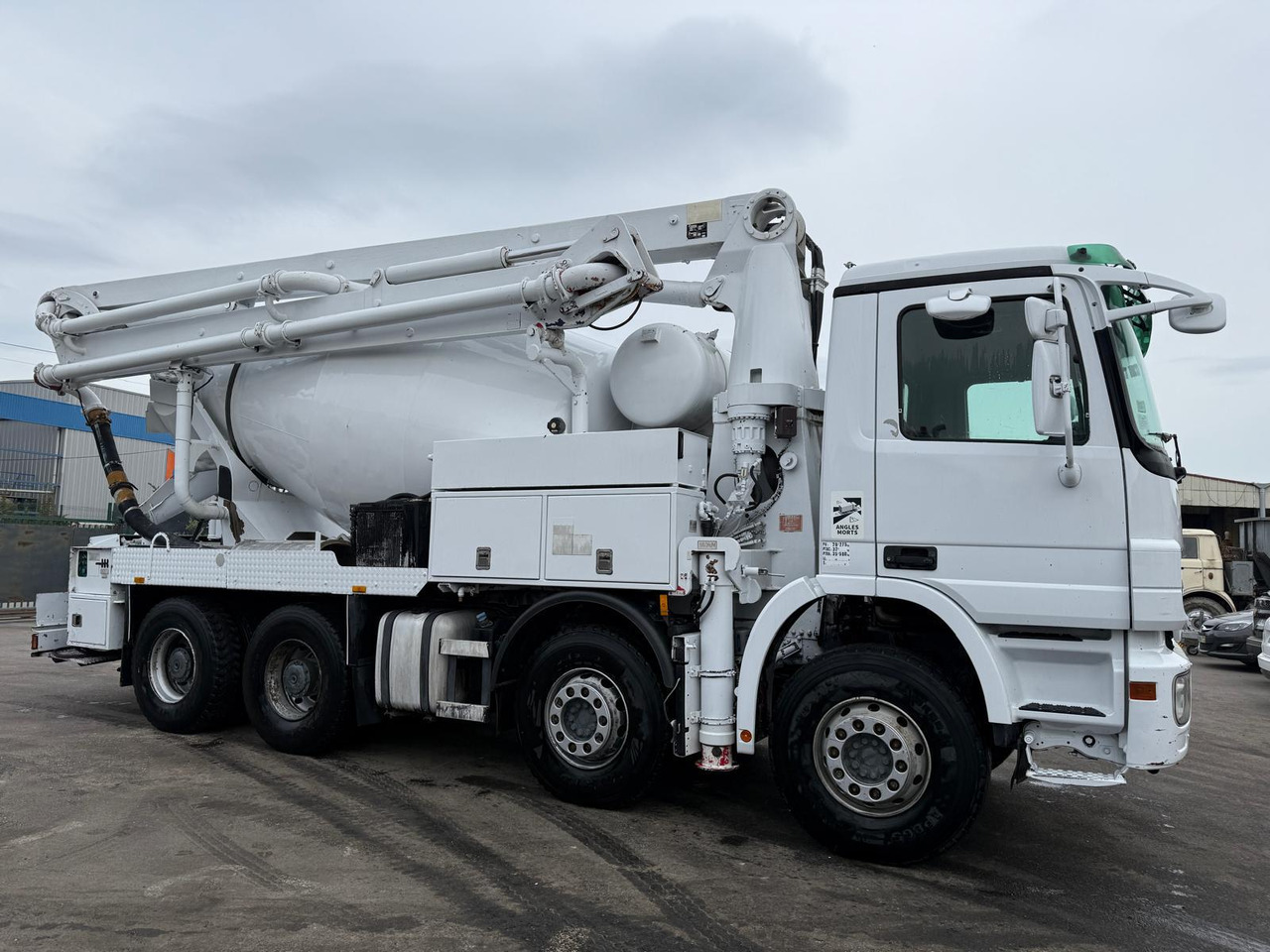 Camion mixo-pompe Mercedes Actros DS-840-FF - Mixerpomp: afbeelding 3 Camion mixo-pompe Mercedes Actros DS-840-FF - Mixerpomp: afbeelding 3