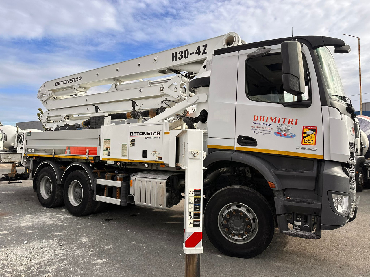 Pompe à béton BetonStar 30m avec cabine Mercedes Benz Arocs 2640 FY-472-KA Année 2021 - Betonpomp: afbeelding 3 Pompe à béton BetonStar 30m avec cabine Mercedes Benz Arocs 2640 FY-472-KA Année 2021 - Betonpomp: afbeelding 3