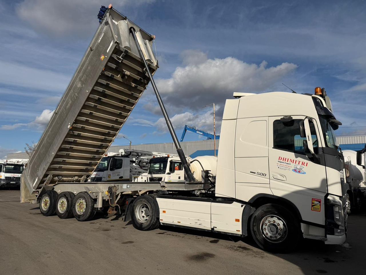 Ensemble tracteur + semi benne arrière DL-666-MB - Trekker, Kipper oplegger: afbeelding 4 Ensemble tracteur + semi benne arrière DL-666-MB - Trekker, Kipper oplegger: afbeelding 4