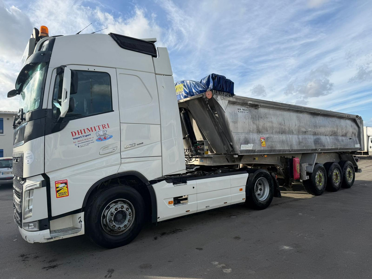 Ensemble tracteur + semi benne arrière DL-666-MB - Trekker, Kipper oplegger: afbeelding 2 Ensemble tracteur + semi benne arrière DL-666-MB - Trekker, Kipper oplegger: afbeelding 2