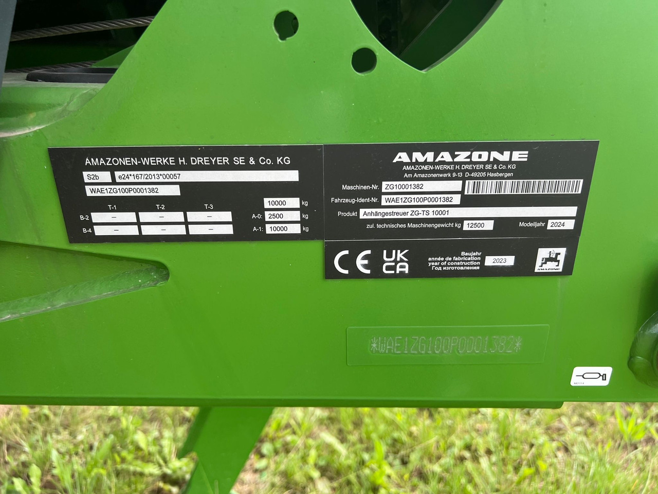 Amazone Anhängestreuer ZG-TS 10001 - Veldspuit: afbeelding 2 Amazone Anhängestreuer ZG-TS 10001 - Veldspuit: afbeelding 2