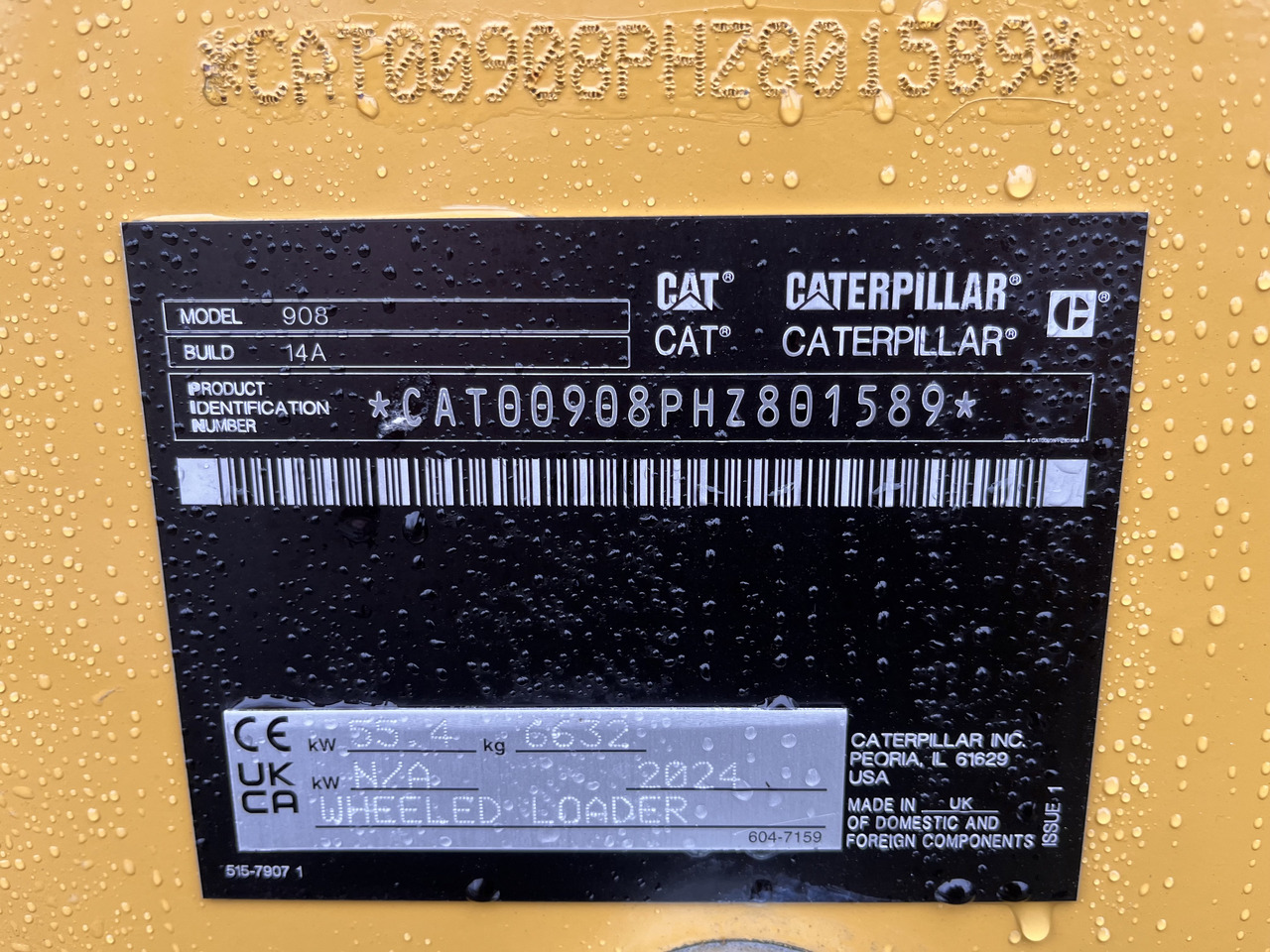 Caterpillar 908HL - Wiellader: afbeelding 2 Caterpillar 908HL - Wiellader: afbeelding 2