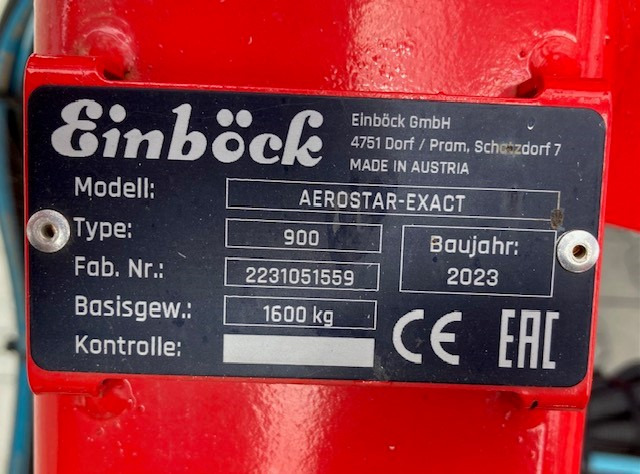 Einböck AEROSTAR-EXACT 900 - Eg: afbeelding 2 Einböck AEROSTAR-EXACT 900 - Eg: afbeelding 2