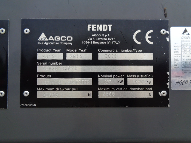 Fendt Mähdrescher 8410 P - Maaidorser: afbeelding 2 Fendt Mähdrescher 8410 P - Maaidorser: afbeelding 2