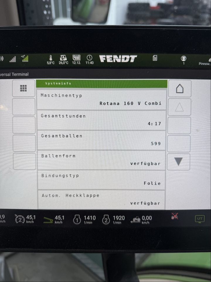 Hooi-/ Voedermachine Fendt Rotana 160V Combi: afbeelding 8 Hooi-/ Voedermachine Fendt Rotana 160V Combi: afbeelding 8