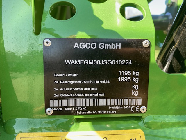 Fendt Slicer 310 FQ KC - Maaimachine: afbeelding 2 Fendt Slicer 310 FQ KC - Maaimachine: afbeelding 2