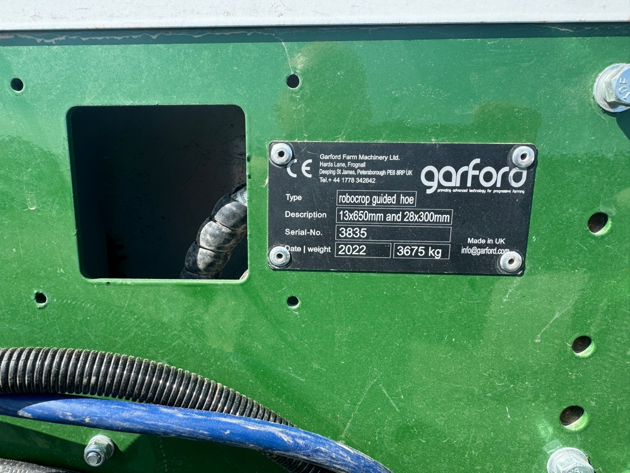 Garford Robocrop Guided Hoe - Bietenrooier: afbeelding 5 Garford Robocrop Guided Hoe - Bietenrooier: afbeelding 5