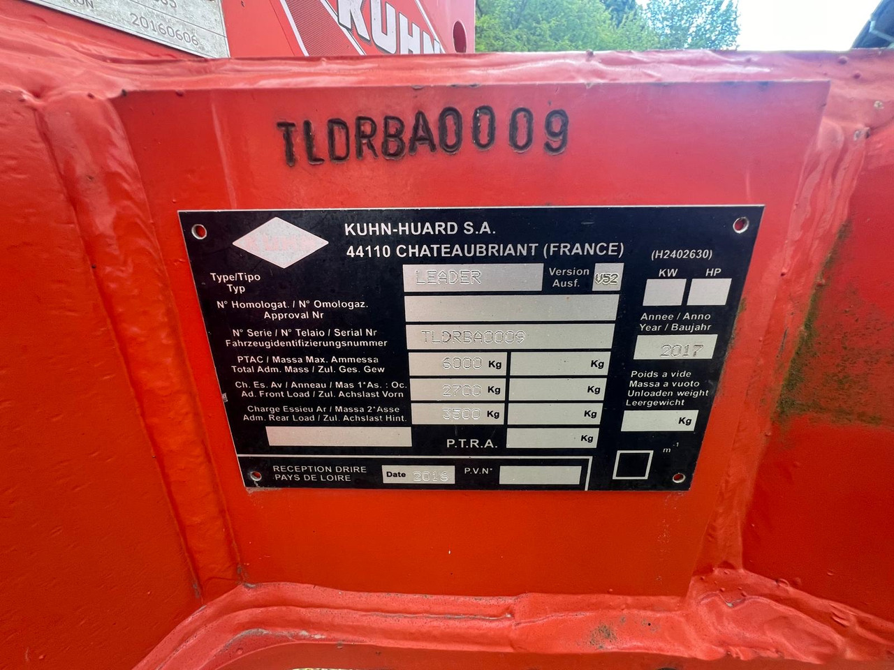 Kuhn Vari - Leader 7 Schar - Ploeg: afbeelding 2 Kuhn Vari - Leader 7 Schar - Ploeg: afbeelding 2