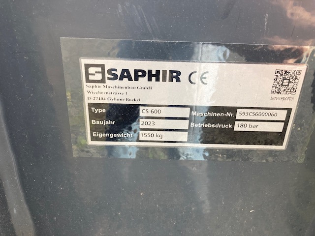 Saphir ClearStar 600 Strohstriegel - Eg: afbeelding 2 Saphir ClearStar 600 Strohstriegel - Eg: afbeelding 2