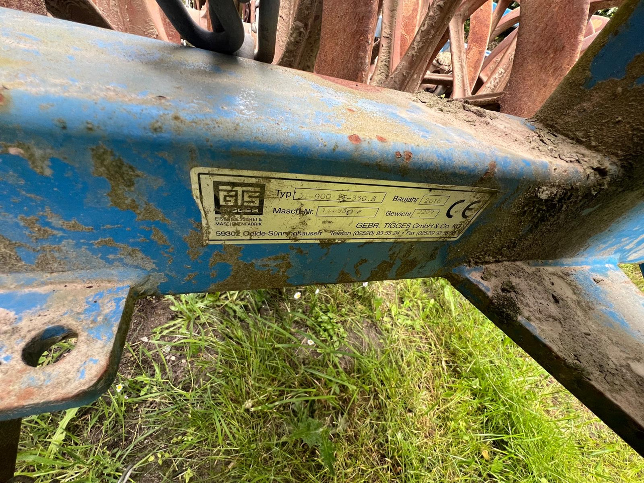 Tigges DP 900 - 330 - Landbouw wals: afbeelding 2 Tigges DP 900 - 330 - Landbouw wals: afbeelding 2