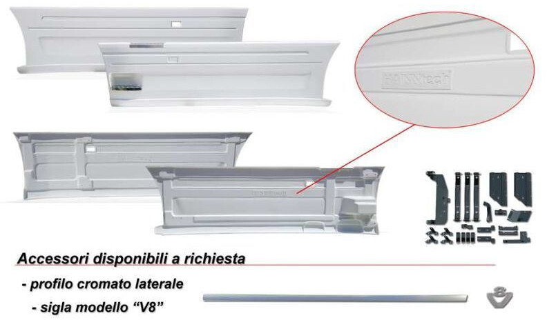 Scania R Serie Sideskirts / Fairings E3 E4 E5 E6 - Aerokit/ Spoiler voor Vrachtwagen: afbeelding 3 Scania R Serie Sideskirts / Fairings E3 E4 E5 E6 - Aerokit/ Spoiler voor Vrachtwagen: afbeelding 3
