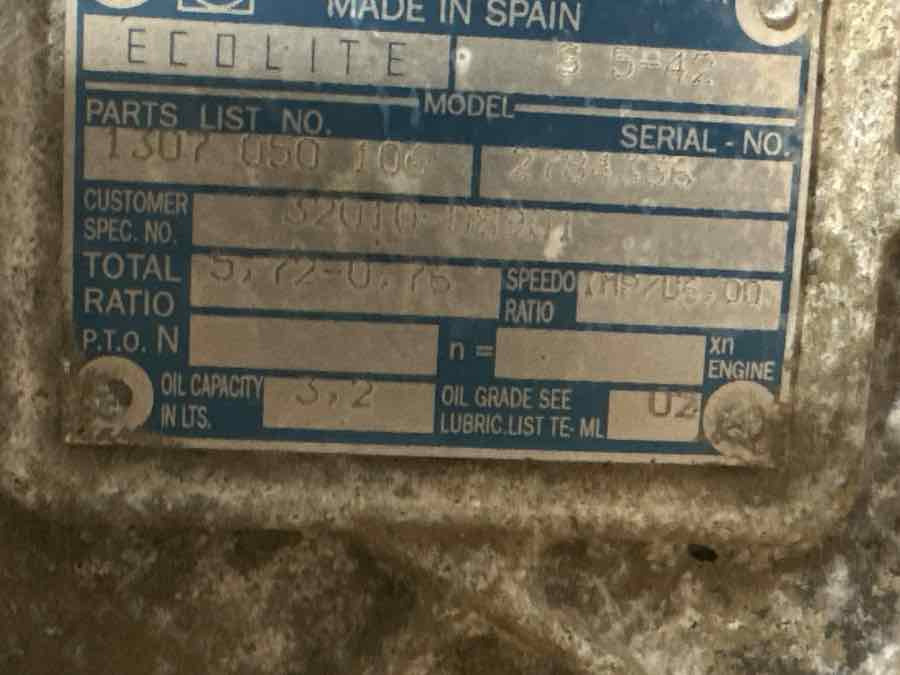 NISSAN ATELEON GEARBOX S5-42 // 1307050106 - Versnellingsbak voor Vrachtwagen: afbeelding 3 NISSAN ATELEON GEARBOX S5-42 // 1307050106 - Versnellingsbak voor Vrachtwagen: afbeelding 3