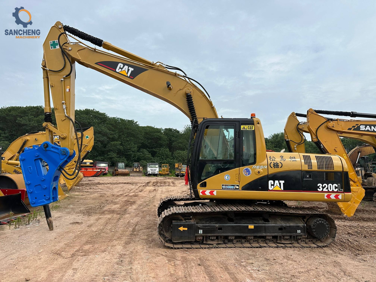 CAT 320CL with hammer - Rupsgraafmachine: afbeelding 3 CAT 320CL with hammer - Rupsgraafmachine: afbeelding 3