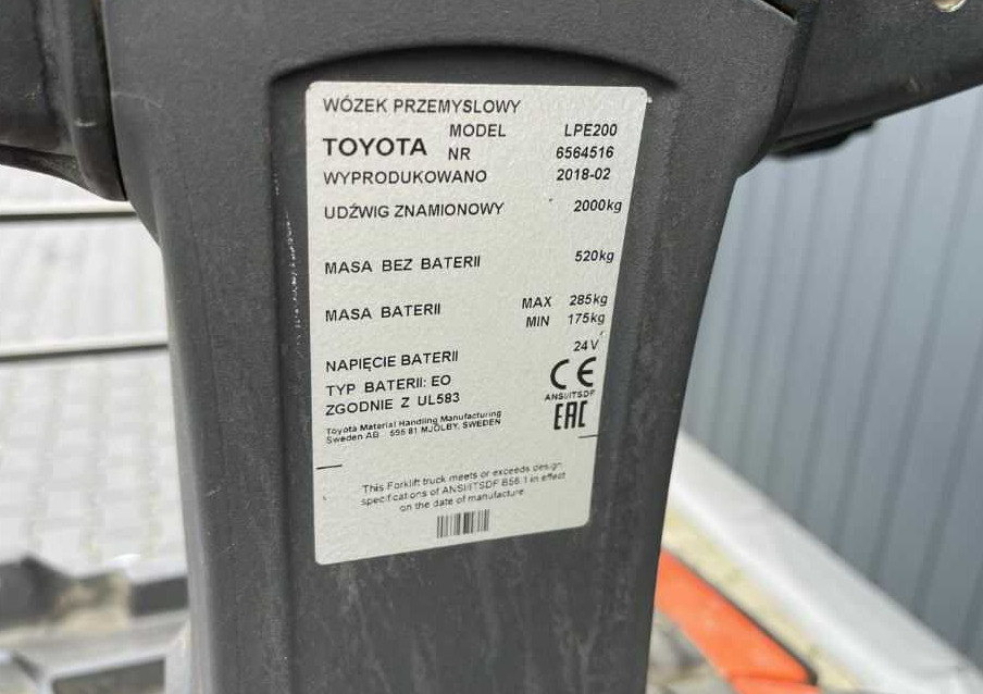 BT LPE200 - Palletwagen: afbeelding 4 BT LPE200 - Palletwagen: afbeelding 4