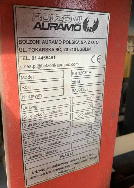 Bolzoni KB12CF1A, Kartonklammer - Klemme voor Intern transport: afbeelding 3 Bolzoni KB12CF1A, Kartonklammer - Klemme voor Intern transport: afbeelding 3