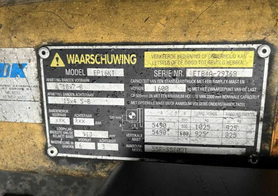 CAT Lift Trucks EP16KT - Elektrische heftruck: afbeelding 5 CAT Lift Trucks EP16KT - Elektrische heftruck: afbeelding 5