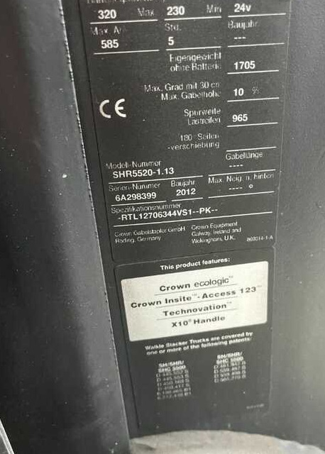 Crown SHR5520-1.13 - Stapelaar: afbeelding 4 Crown SHR5520-1.13 - Stapelaar: afbeelding 4