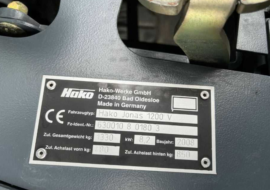 Hako Jonas 1200V - Industriële veegmachine: afbeelding 4 Hako Jonas 1200V - Industriële veegmachine: afbeelding 4