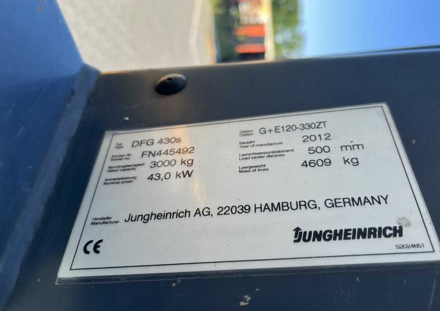Jungheinrich DFG430s - Diesel heftruck: afbeelding 4 Jungheinrich DFG430s - Diesel heftruck: afbeelding 4