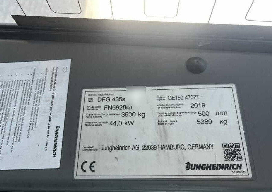 Jungheinrich DFG435s - Diesel heftruck: afbeelding 4 Jungheinrich DFG435s - Diesel heftruck: afbeelding 4