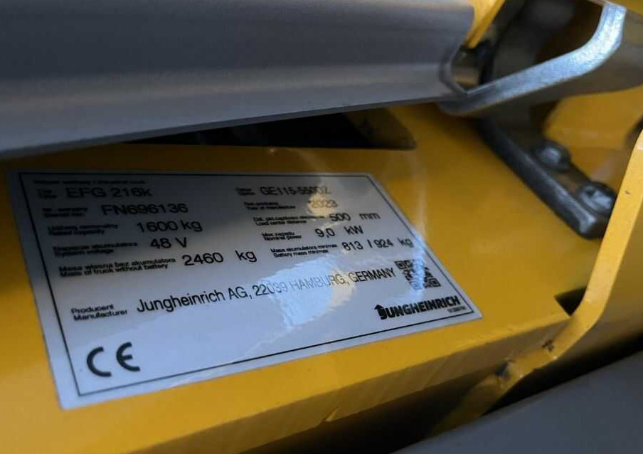 Jungheinrich EFG216k - Elektrische heftruck: afbeelding 4 Jungheinrich EFG216k - Elektrische heftruck: afbeelding 4
