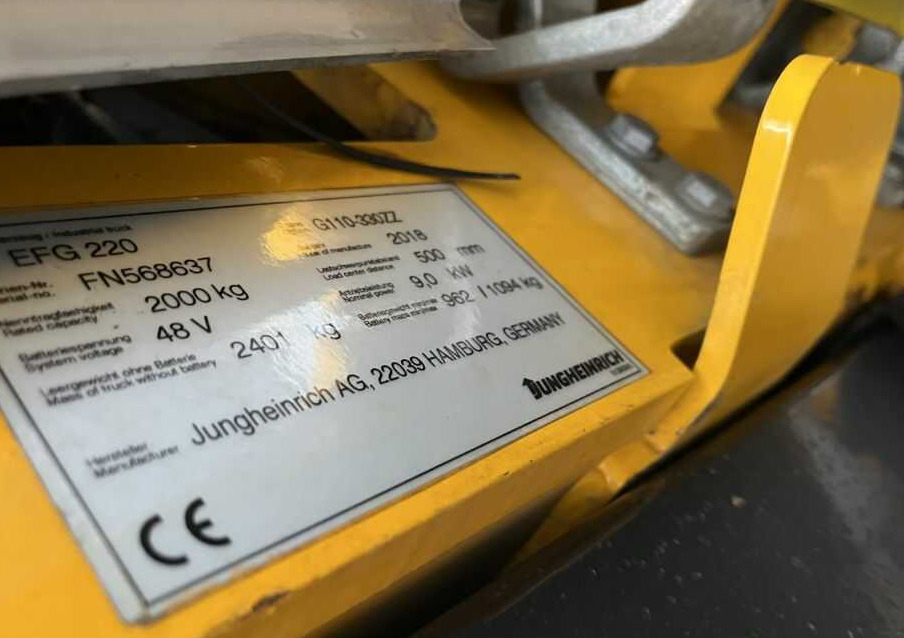 Jungheinrich EFG220 - Elektrische heftruck: afbeelding 4 Jungheinrich EFG220 - Elektrische heftruck: afbeelding 4