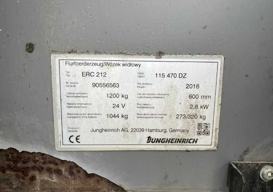 Jungheinrich ERC212 - Stapelaar: afbeelding 4 Jungheinrich ERC212 - Stapelaar: afbeelding 4