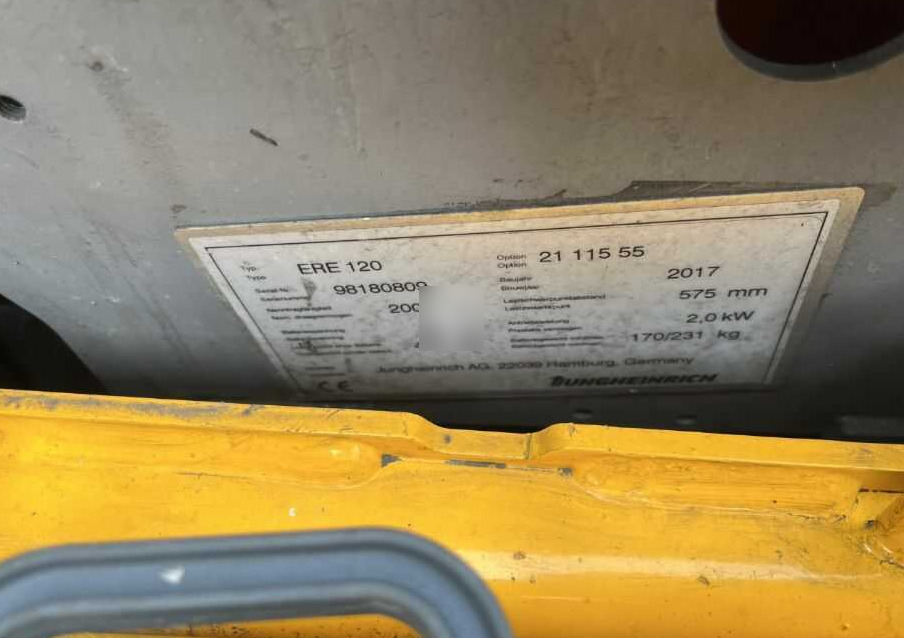 Jungheinrich ERE120 - Stapelaar: afbeelding 4 Jungheinrich ERE120 - Stapelaar: afbeelding 4