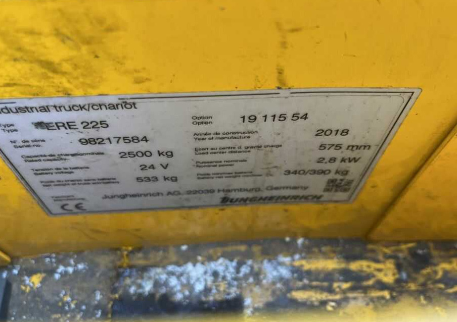 Jungheinrich ERE225 - Palletwagen: afbeelding 4 Jungheinrich ERE225 - Palletwagen: afbeelding 4