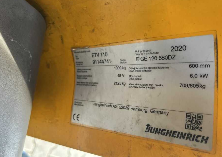 Jungheinrich ETV110 - Reach truck: afbeelding 4 Jungheinrich ETV110 - Reach truck: afbeelding 4