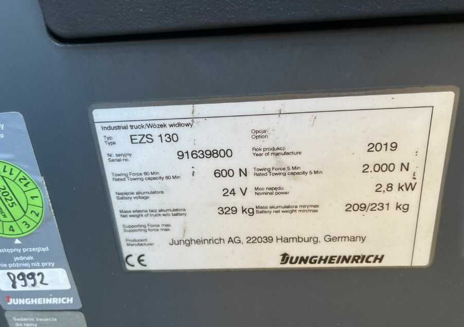 Jungheinrich EZS130 - Elektrische trekker: afbeelding 4 Jungheinrich EZS130 - Elektrische trekker: afbeelding 4