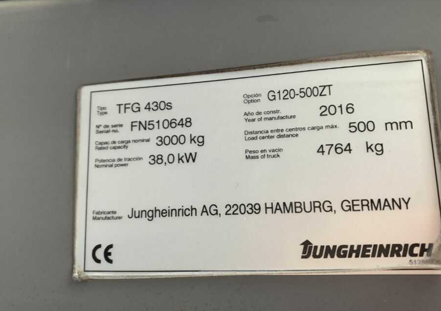 Jungheinrich TFG430s - LPG heftruck: afbeelding 1 Jungheinrich TFG430s - LPG heftruck: afbeelding 1